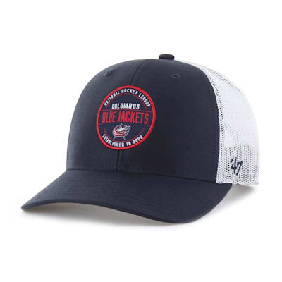  (47 Brand Crease Trucker Hat - Columbus Blue Jackets - Adult)