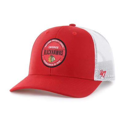  (47 Brand Crease Trucker Hat - Chicago Blackhawks - Adult)