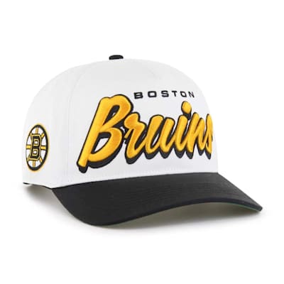 Boston Bruins Vintage Crosstown Script 47 Hitch Hat in Black 47 Brand