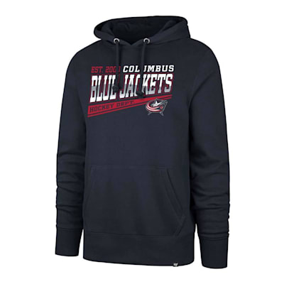47 Brand Five Hole Headline Hoodie Columbus Blue Jackets Adult Pure Goalie Equipment