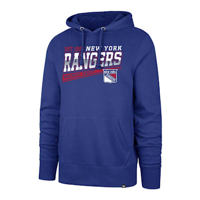  (47 Brand Five Hole Headline Hoodie - New York Rangers - Adult)