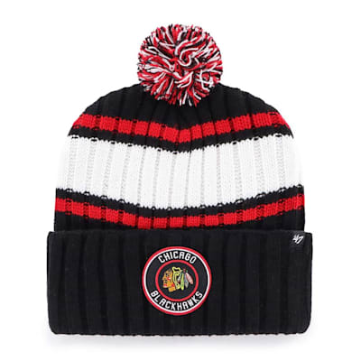  (47 Brand Plateau Cuff Knit Hat - Chicago Blackhawks - Adult)