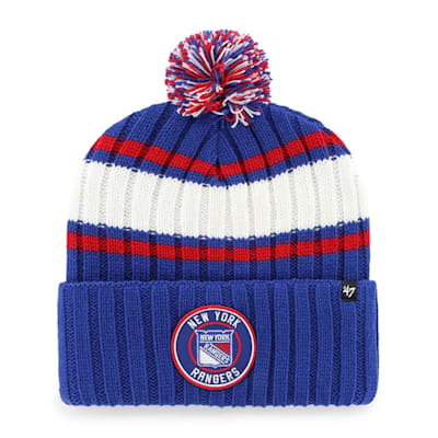 47 Brand Plateau Cuff Knit Hat New York Rangers Adult Pure Goalie Equipment