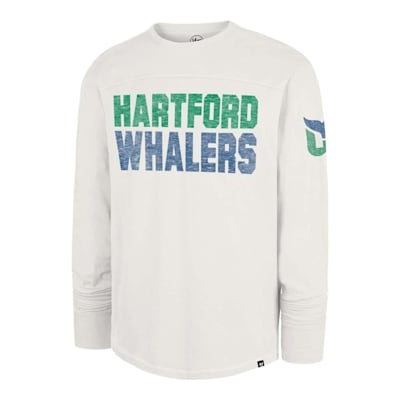  (47 Brand Stack Brighton Long Sleeve Tee - Hartford Whalers - Adult)