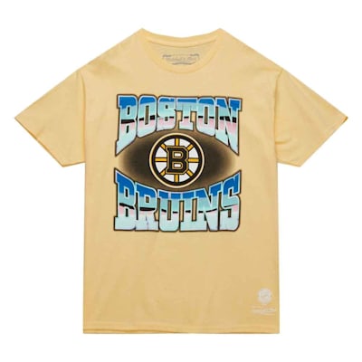  (Mitchell & Ness Stateside Pastel Short Sleeve T-Shirt - Boston Bruins - Adult)