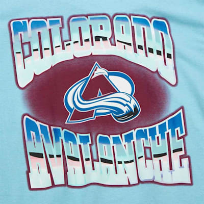  (Mitchell & Ness Stateside Pastel Short Sleeve T-Shirt - Colorado Avalanche - Adult)