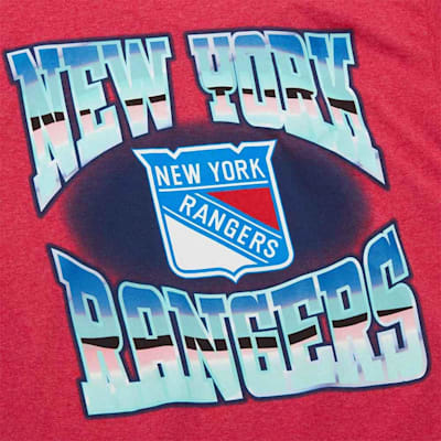  (Mitchell & Ness Stateside Pastel Short Sleeve T-Shirt - New York Rangers - Adult)