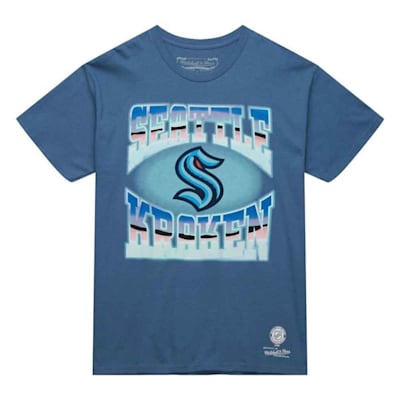  (Mitchell & Ness Stateside Pastel Short Sleeve T-Shirt - Seattle Kraken - Adult)