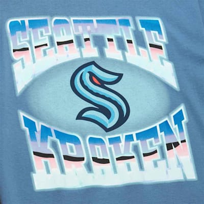  (Mitchell & Ness Stateside Pastel Short Sleeve T-Shirt - Seattle Kraken - Adult)