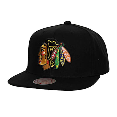 (Mitchell & Ness Top Spot Snapback Hat - Chicago Blackhawks - Adult)