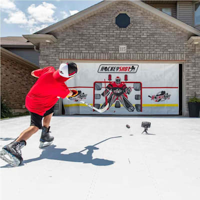  (HockeyShot Crowd Goes Wild Shooting Tarp - 7x16)