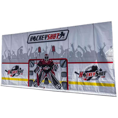  (HockeyShot Crowd Goes Wild Shooting Tarp - 8x16)