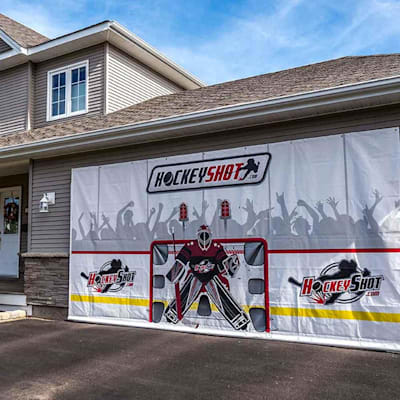  (HockeyShot Crowd Goes Wild Shooting Tarp - 8x16)