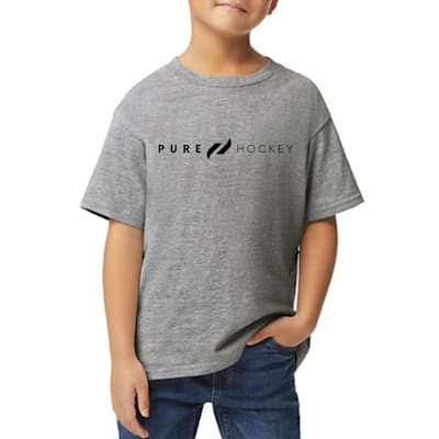  (Pure Hockey Classic Tee 1.0 - Grey - Youth)