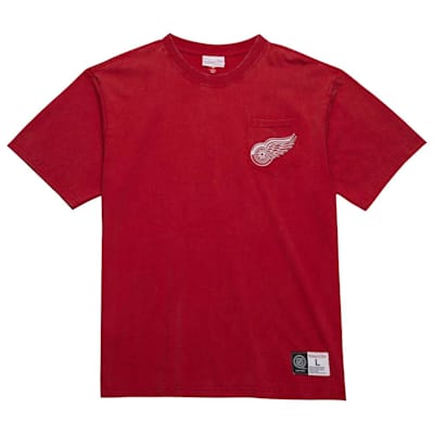  (Mitchell & Ness Fade Away Pocket Tee - Detroit Red Wings - Adult)