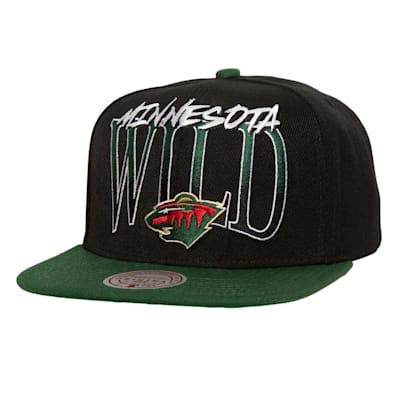  (Mitchell & Ness Rise Up Snapback Hat - Minnesota Wild - Adult)