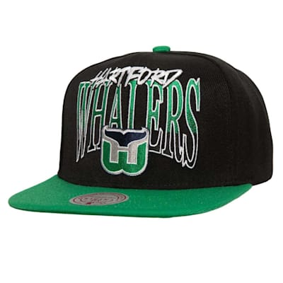  (Mitchell & Ness Rise Up Snapback Hat - Hartford Whalers - Adult)