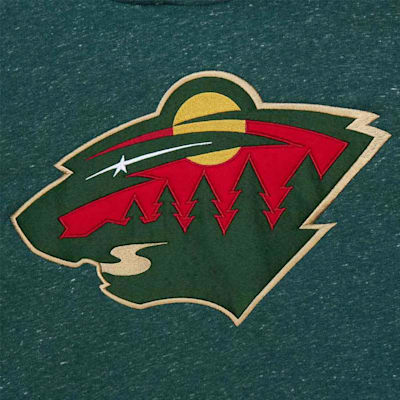  (Mitchell & Ness Snow Washed Hoodie - Minnesota Wild - Adult)