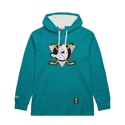  (Mitchell & Ness Thermal Hooded Long Sleeve - Anaheim Ducks - Adult)