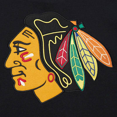  (Mitchell & Ness Thermal Hooded Long Sleeve - Chicago Blackhawks - Adult)