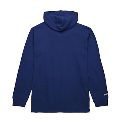  (Mitchell & Ness Thermal Hooded Long Sleeve - New York Rangers - Adult)