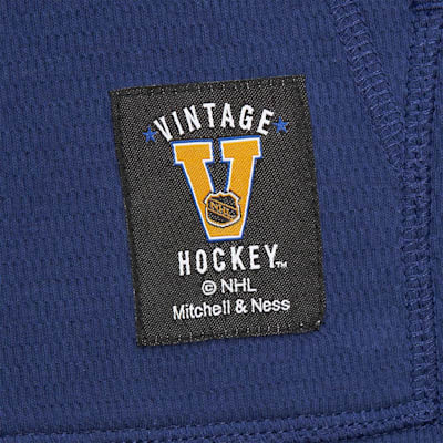  (Mitchell & Ness Thermal Hooded Long Sleeve - New York Rangers - Adult)