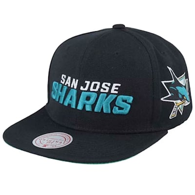  (Mitchell & Ness Triple Play Snapback - San Jose Sharks - Adult)