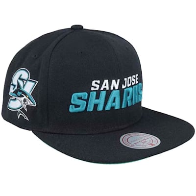  (Mitchell & Ness Triple Play Snapback - San Jose Sharks - Adult)