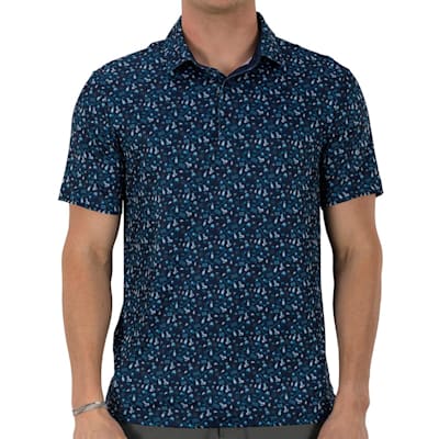 (Pure Hockey Game Day Print Golf Polo - Adult)