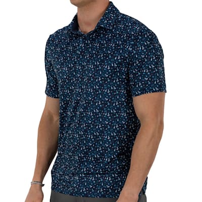  (Pure Hockey Game Day Print Golf Polo - Adult)