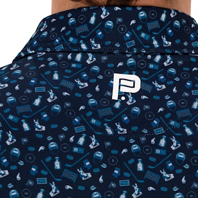  (Pure Hockey Game Day Print Golf Polo - Adult)