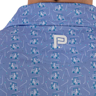  (Pure Hockey Cart Cruiser Print Golf Polo - Adult)
