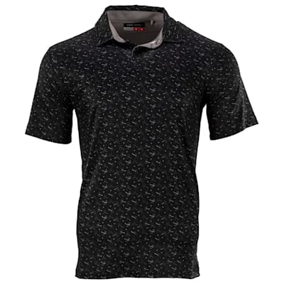  (Pure Hockey Player Print Golf Polo - Adult)