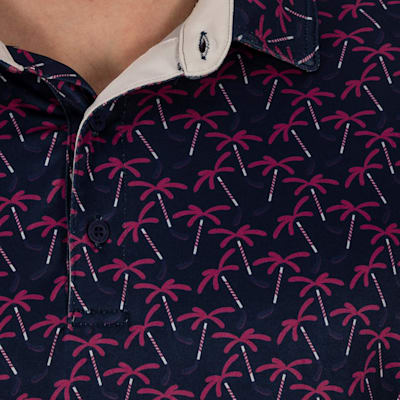  (Pure Hockey Palm Stick Print Golf Polo - Adult)