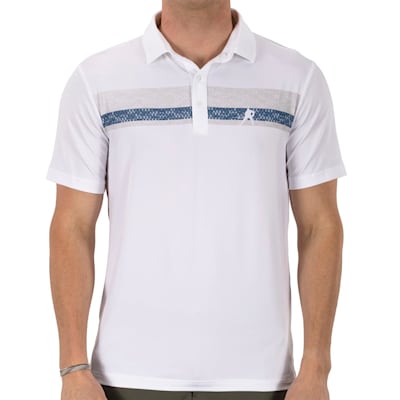  (Pure Hockey Player Stripe Golf Polo - Adult)
