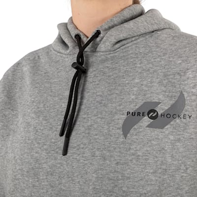  (Pure Hockey Classic Hoodie - Heather Grey - Adult)