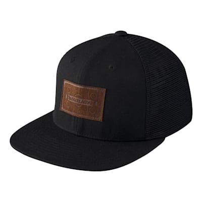  (Bauer Leather Patch Snapback Hat - Adult)
