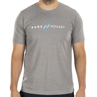  (Pure Hockey Classic Tee 1.0 - Heather Grey - Adult)