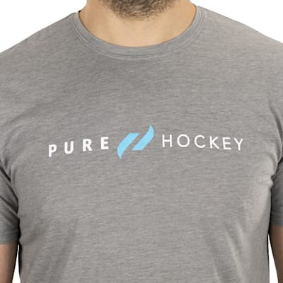  (Pure Hockey Classic Tee 1.0 - Heather Grey - Adult)