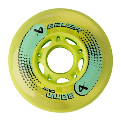  (Bauer Inline Hockey Court Wheels - 4 Pack)