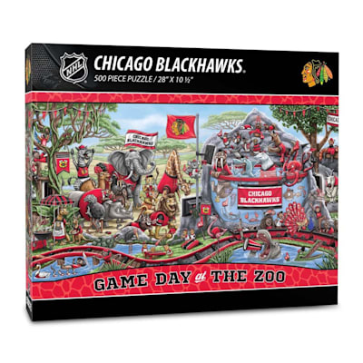  (YouTheFan Gameday at the Zoo Puzzle - Chicago Blackhawks)