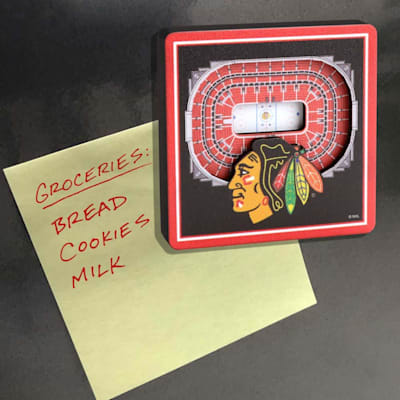  (YouTheFan 3D Stadium View Magnet - Chicago Blackhawks)