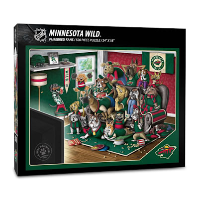  (YouTheFan Purebred Nailbiter Puzzle - Minnesota Wild)
