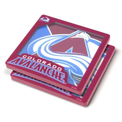  (YouTheFan 3D Logo Series Coaster - Colorado Avalanche)