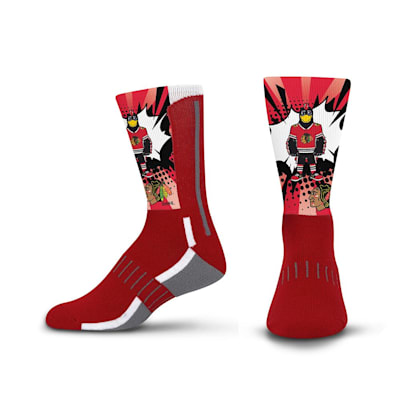  (For Bare Feet Mascot Kapow Sock - Chicago Blackhawks - Youth)