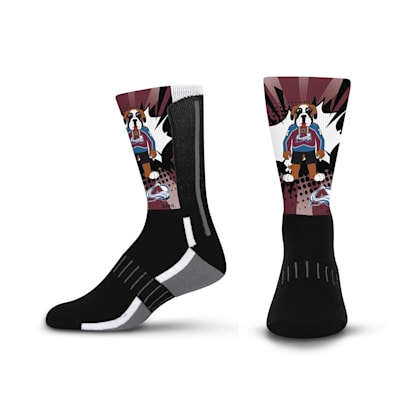  (For Bare Feet Mascot Kapow Sock - Colorado Avalanche - Youth)