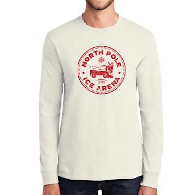  (Pure Hockey Zamboni North Pole Long Sleeve Tee Shirt - Adult)