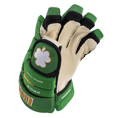  (Warrior Pro II VIP Shamrock Hockey Gloves - Senior)