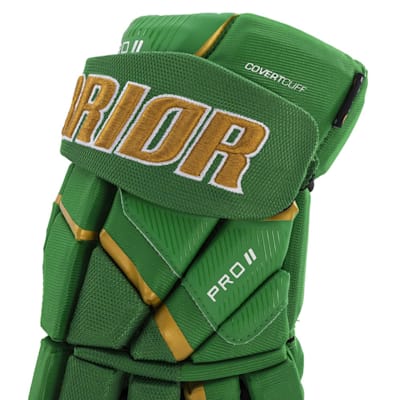  (Warrior Pro II VIP Shamrock Hockey Gloves - Senior)