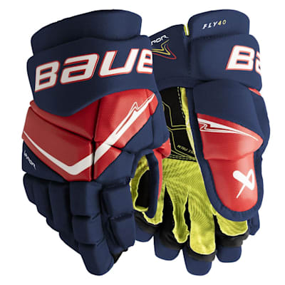  (Bauer Vapor FLY40 Hockey Gloves - Junior)